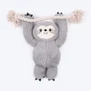 HUFT Sleepy Sloth Plush Toy for Dog - Grey