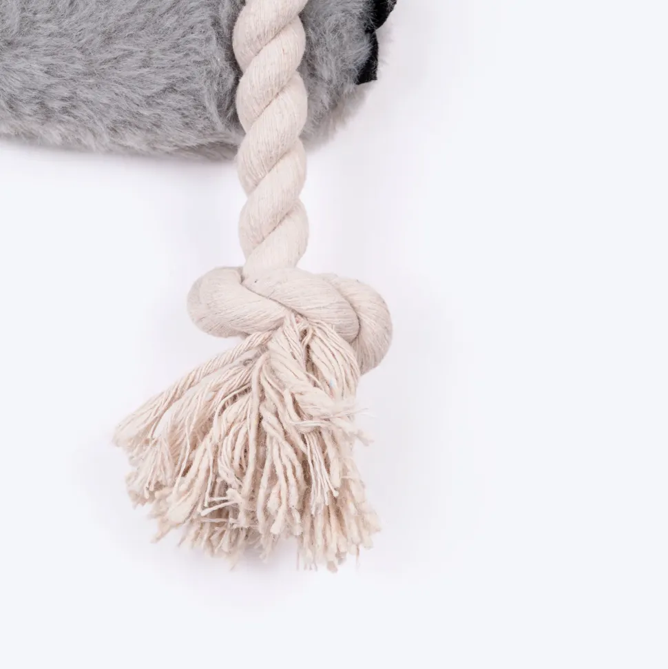 HUFT Sleepy Sloth Plush Toy for Dog - Grey