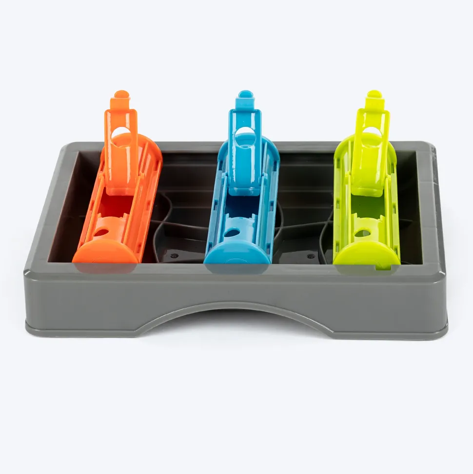 HUFT Slide & Seek Puzzle Interactive Toy For Dog - Multicolor