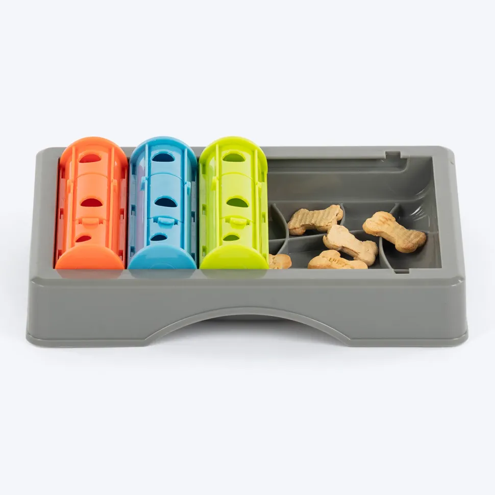 HUFT Slide & Seek Puzzle Interactive Toy For Dog - Multicolor