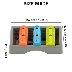 HUFT Slide & Seek Puzzle Interactive Toy For Dog - Multicolor