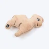HUFT Snuggellama Squeaky Cuddle Plush Toy For Dog - Brown