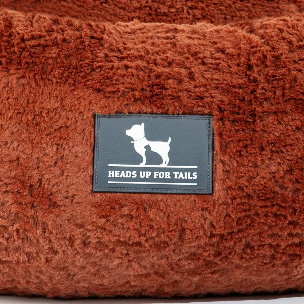 HUFT Snuggle Sphere Donut Bed For Dog & Cat - Brown