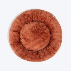 HUFT Snuggle Sphere Donut Bed For Dog & Cat - Brown