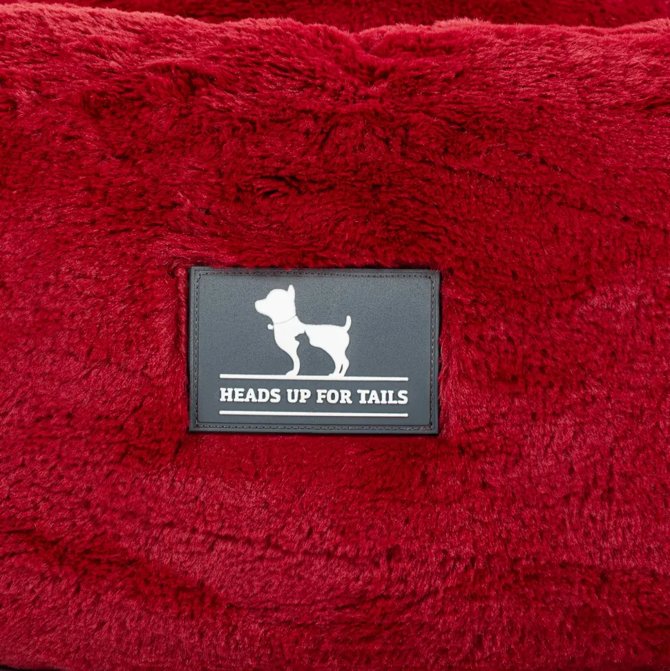 HUFT Snuggle Sphere Donut Bed For Dog & Cat - Red