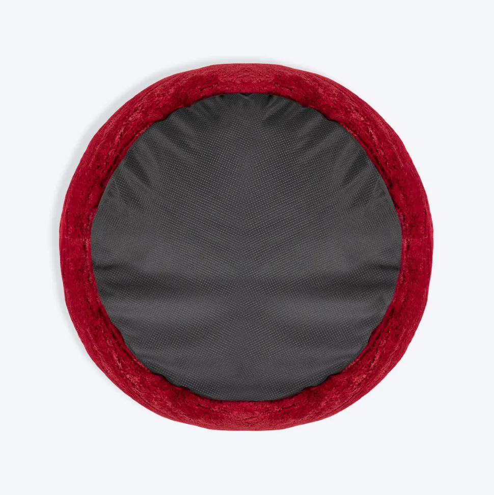 HUFT Snuggle Sphere Donut Bed For Dog & Cat - Red