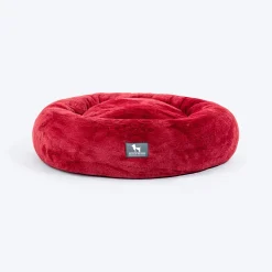 HUFT Snuggle Sphere Donut Bed For Dog & Cat - Red
