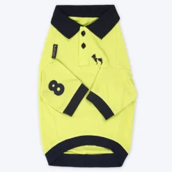 HUFT Solid Polo Dog T-Shirt - Lemon Green