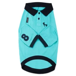 HUFT Solid Polo Dog T-Shirt - Light Blue