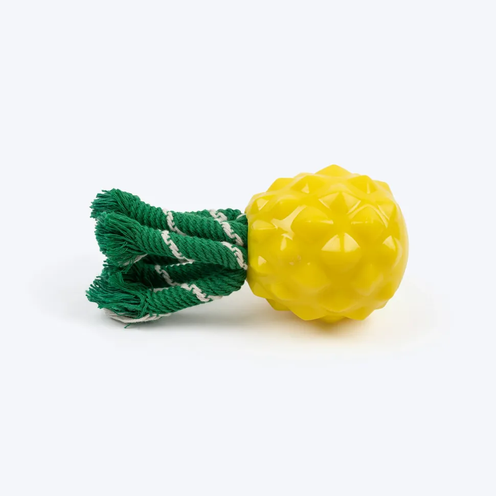 HUFT Squeakie Fruitie Chew Toy For Dog - Yellow