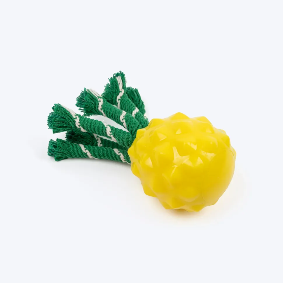 HUFT Squeakie Fruitie Chew Toy For Dog - Yellow