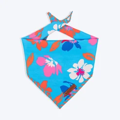 HUFT Summer Bloom Knot Bandana For Dog - Blue