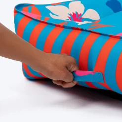 HUFT Summer Bloom Lounger Bed For Dog - Blue