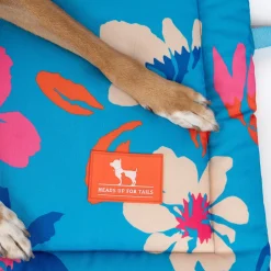 HUFT Summer Bloom Mat For Dog - Blue