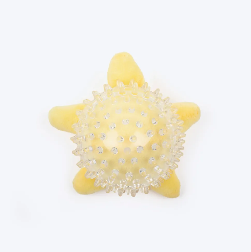 HUFT Super Star Chew Toy For Dog - Yellow
