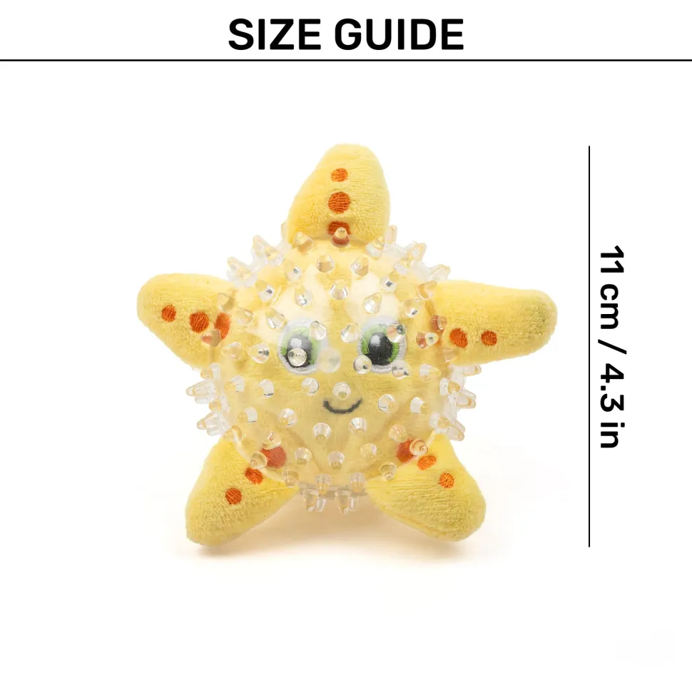 HUFT Super Star Chew Toy For Dog - Yellow