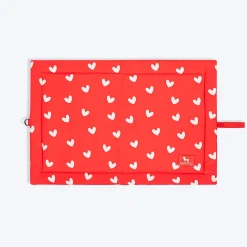 HUFT Sweethearts Flat Mat For Dog & Cat - Red
