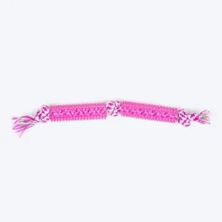HUFT Taffy Twist Chew Toy For Dog - Pink