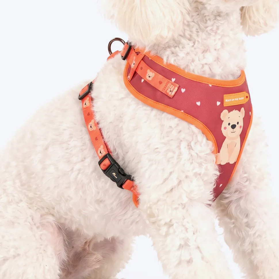 HUFT Teddy Adjustable Harness For Dog - Red
