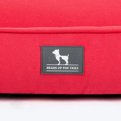 HUFT Teddy Classic Lounger Bed For Dog - Red