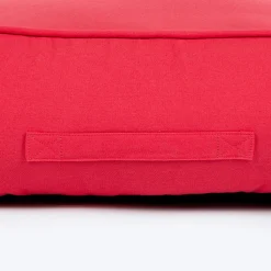 HUFT Teddy Classic Lounger Bed For Dog - Red