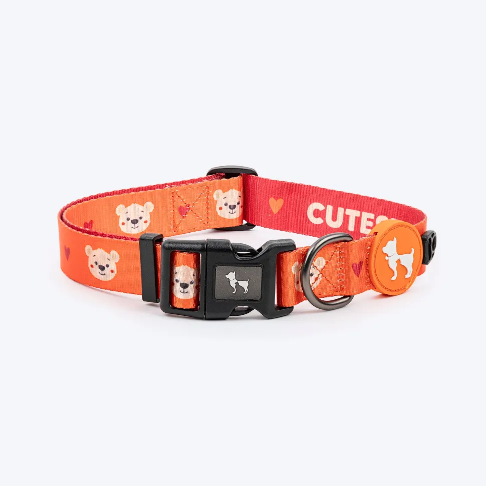 HUFT Teddy Collar For Dog - Red