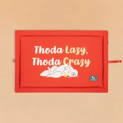 HUFT Thoda Lazy Thoda Crazy Mat For Dog - Rust