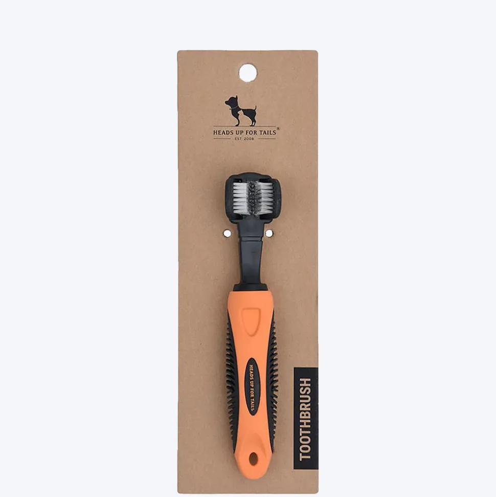HUFT Toothbrush for Dogs - Orange