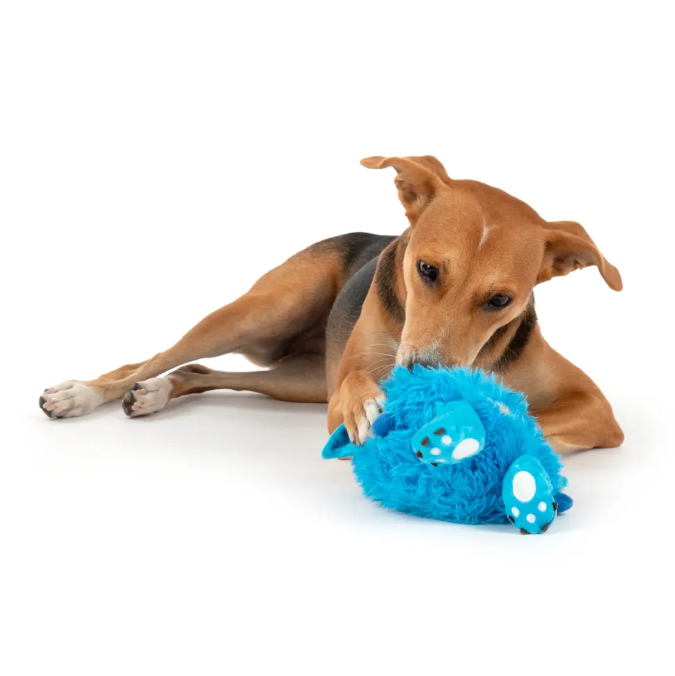 HUFT Toothy Nomster Plush Toy For Dog - Blue