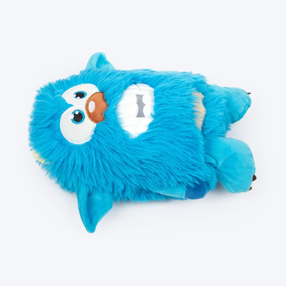 HUFT Toothy Nomster Plush Toy For Dog - Blue