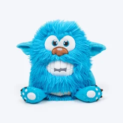 HUFT Toothy Nomster Plush Toy For Dog - Blue