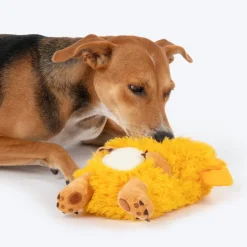 HUFT Toothy Nomster Plush Toy For Dog - Yellow