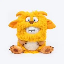 HUFT Toothy Nomster Plush Toy For Dog - Yellow