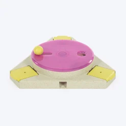 HUFT Triangle Toss Interactive Toy For Dog - Pink