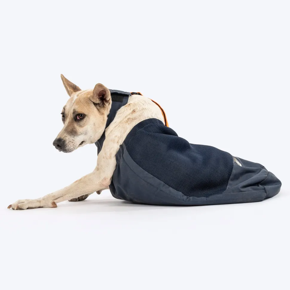 HUFT Trooper Drag Bag Harness For Dog - Navy Blue