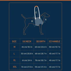 HUFT Trooper Front Leg Support Lift Harness For Dogs - Navy Blue