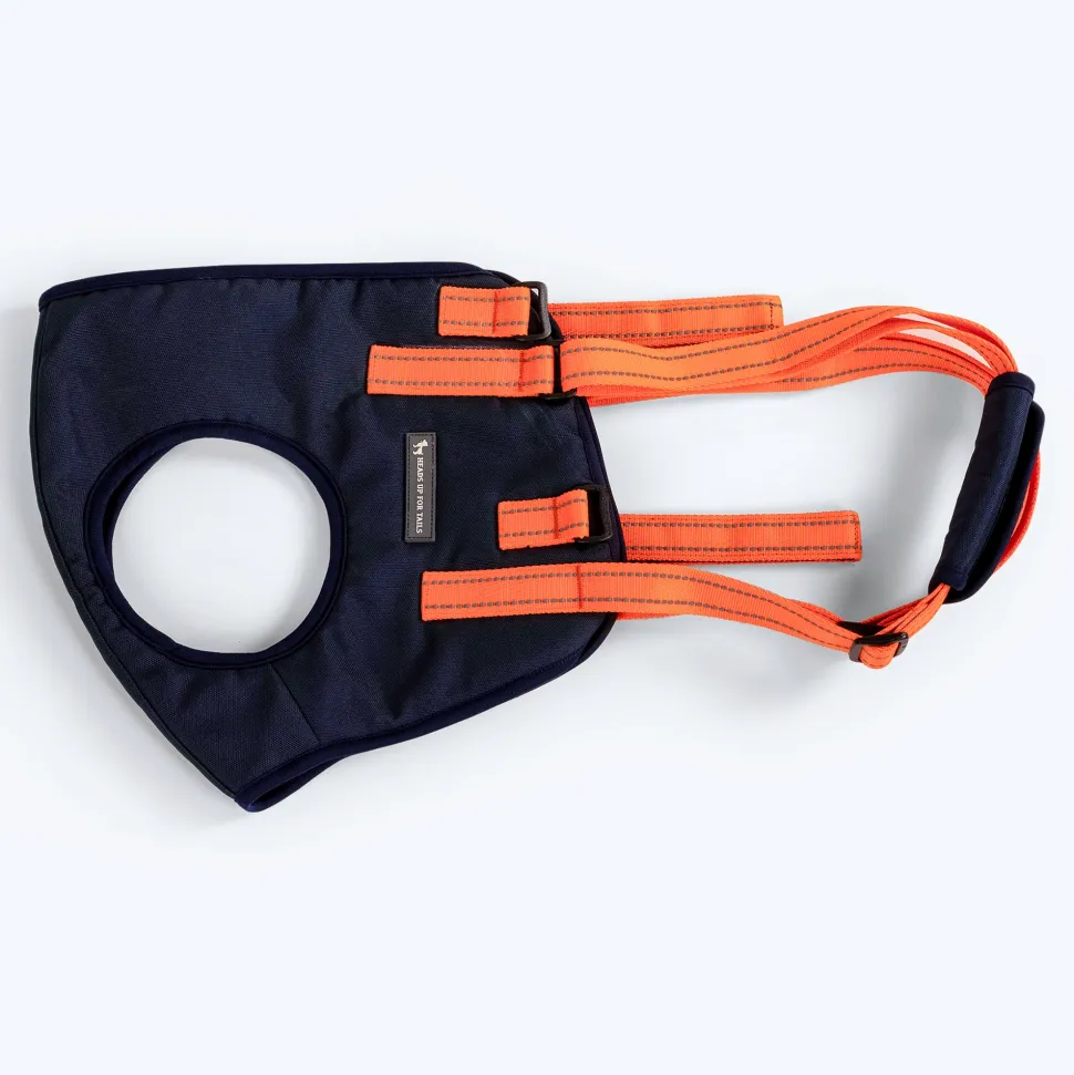 HUFT Trooper Front Leg Support Lift Harness For Dogs - Navy Blue