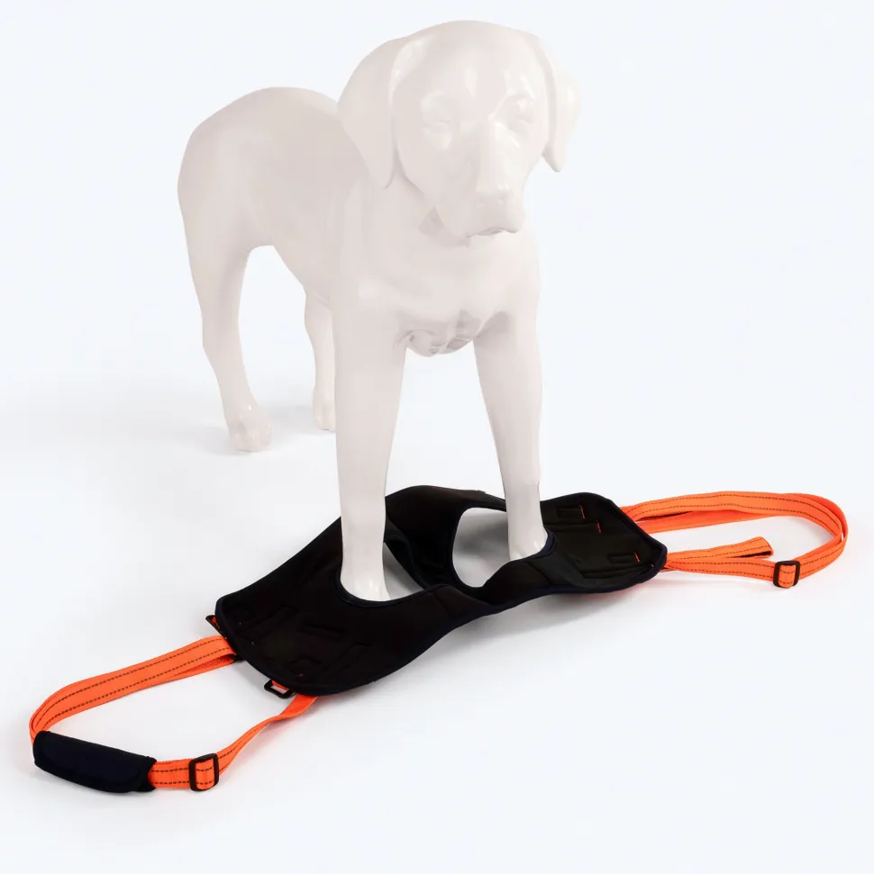 HUFT Trooper Front Leg Support Lift Harness For Dogs - Navy Blue