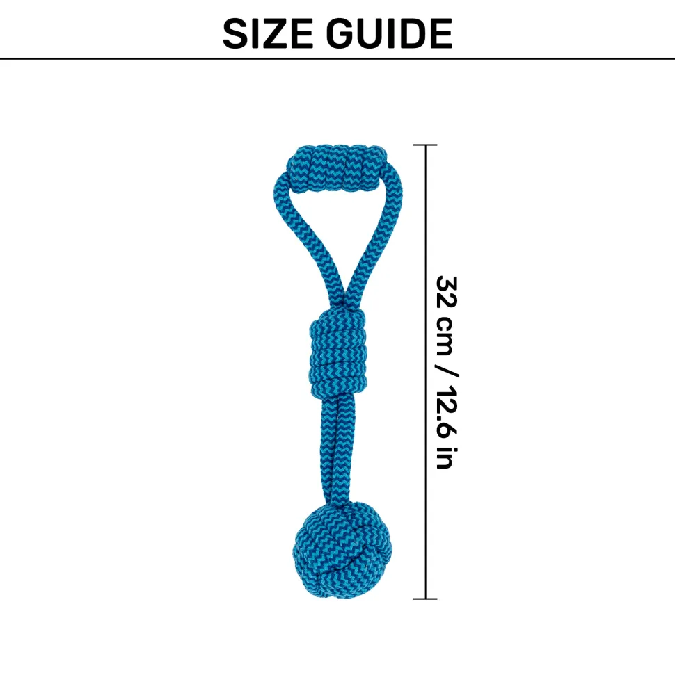 HUFT Tuggables Power Pull Rope Toy For Dog - Blue