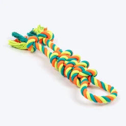 HUFT Tuggables Rope Toy For Dog - Neon Green