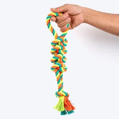 HUFT Tuggables Rope Toy For Dog - Neon Green