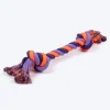 HUFT Tuggables Rope Toy For Dog - Orange & Mauve