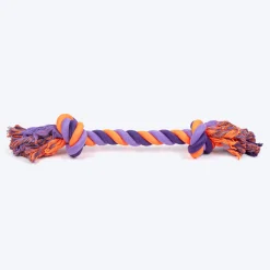 HUFT Tuggables Rope Toy For Dog - Orange & Mauve