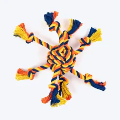 HUFT Tuggables Rope Toy For Dog - Multicolor Yellow