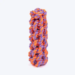 HUFT Tuggables Rope Toy For Dog - Orange & Purple