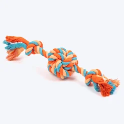 HUFT Tuggables Rope Toy For Dog - Orange & Pastel