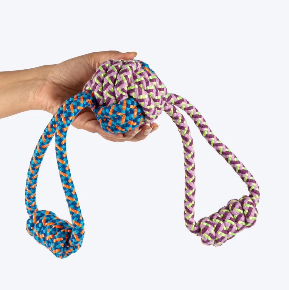 HUFT Tuggables Tug Tornado Rope Toy For Dog - Multicolor
