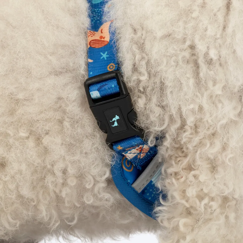 HUFT Twinkle Tails Adjustable Harness For Dog - Blue