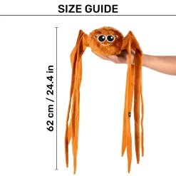 HUFT Webby Long-Legs Plush Toy For Dog - Brown