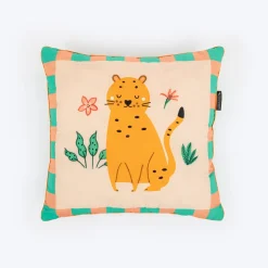 HUFT Whisker Bloom Cushion For Pet Lovers - Multicolor